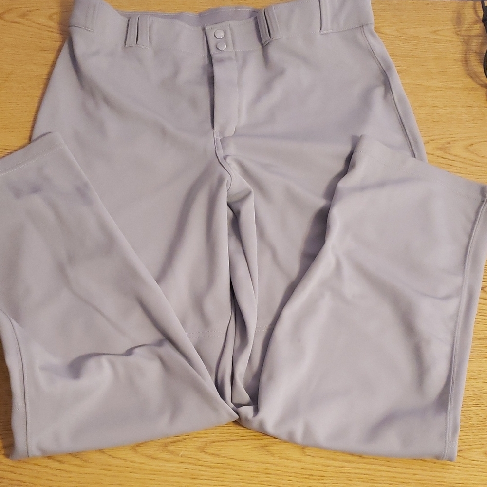 Men's Gray Baseball Pants